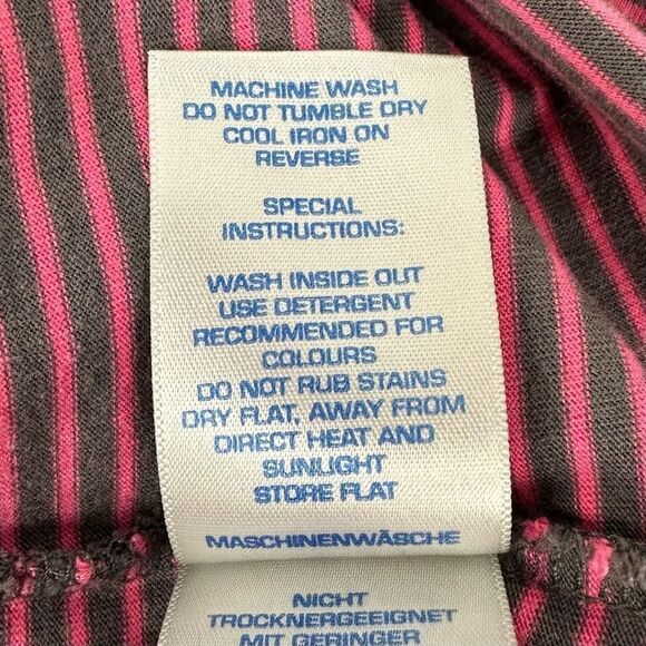 Boden Easy T-Shirt Dress in Brown & Pink Stripe size 6R - Picture 6 of 6
